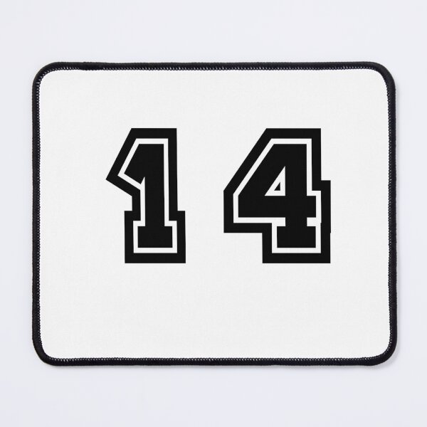 Item preview, 14, fourteen, black, sport designed and sold by Numbers-Art.