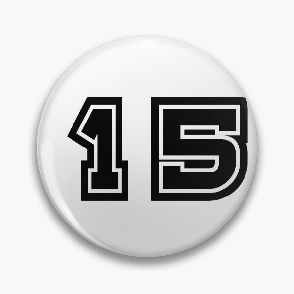 Item preview, 15, fifteen, black, sport designed and sold by Numbers-Art.