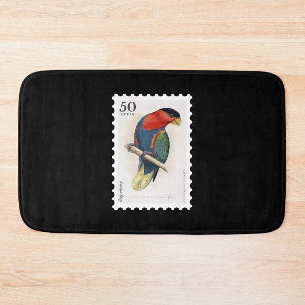 Item preview, Tri-Coloured or Black-Capped Lory (Lorius lory) Stamp designed and sold by RabbitK.