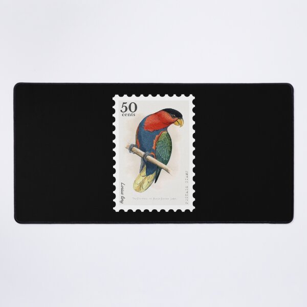 Item preview, Tri-Coloured or Black-Capped Lory (Lorius lory) Stamp designed and sold by RabbitK.