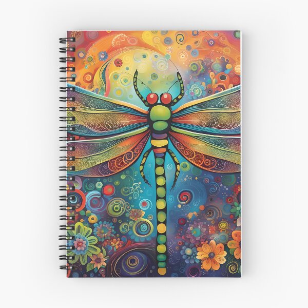 Item preview, Dragonfly 60's Flower Power designed and sold by druidwolfart.