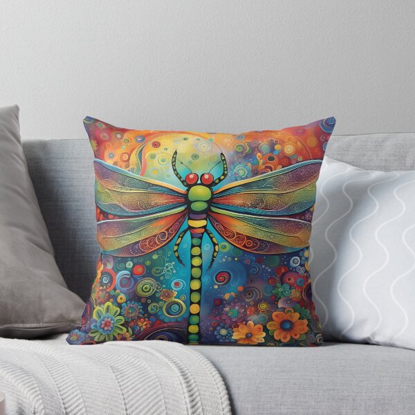 Item preview, Dragonfly 60's Flower Power designed and sold by druidwolfart.