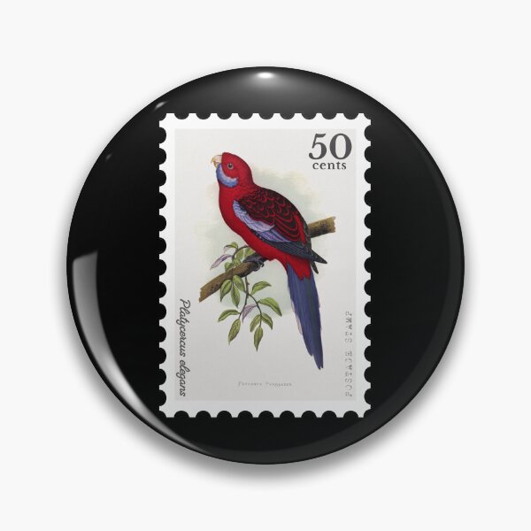 Item preview, Pennant's Parrakeet (Platycercus elegans) Stamp designed and sold by RabbitK.