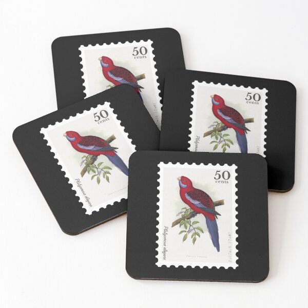 Item preview, Pennant's Parrakeet (Platycercus elegans) Stamp designed and sold by RabbitK.