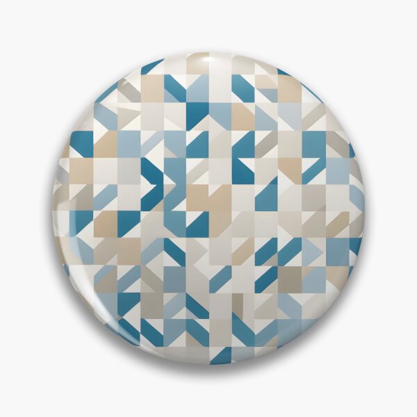 Item preview, Blue Beige Geometric Harmony designed and sold by MrKATORSKI.