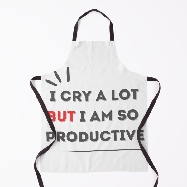 Item preview, i cry a lot but i am so productive designed and sold by Kingkham-Design.