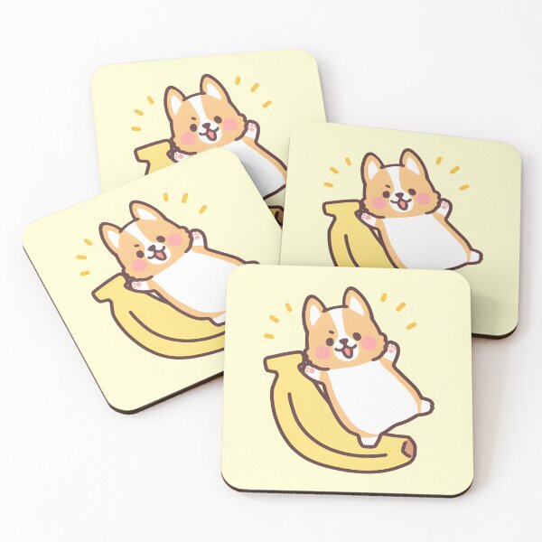 Item preview, Banana - Fruit corgi  designed and sold by Kappadog.