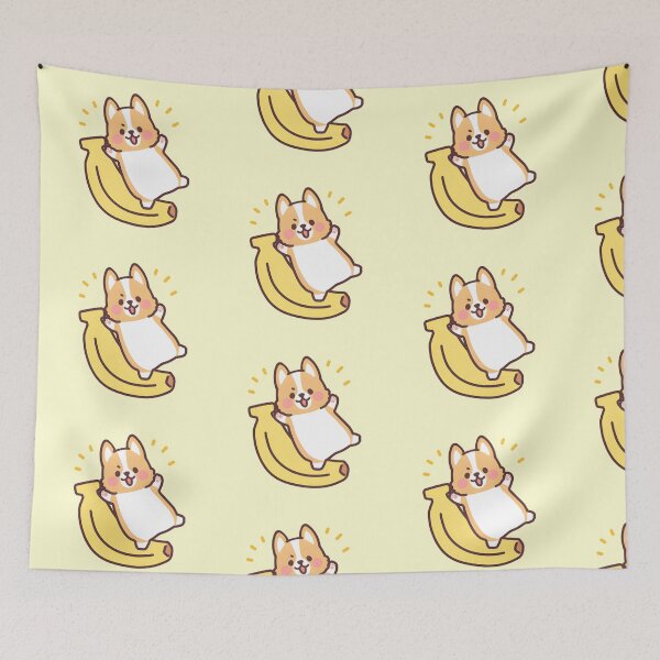Item preview, Banana - Fruit corgi  designed and sold by Kappadog.