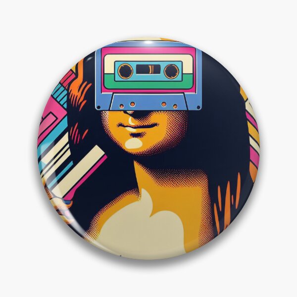 Item preview, DJ Mona:  “Retro Cassette Visionary” designed and sold by DJ-Portable.