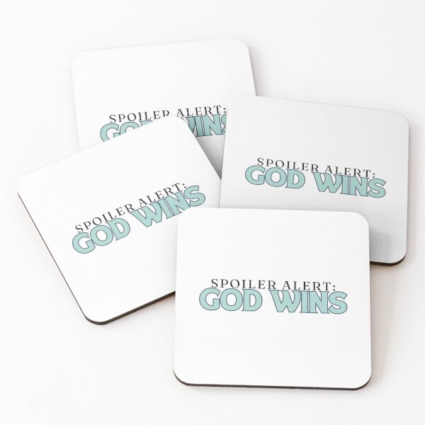 Item preview, Spoiler Alert: God Wins designed and sold by Jinester.
