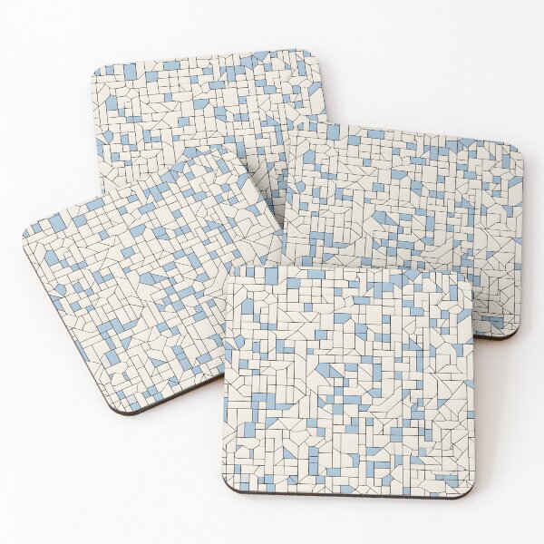 Item preview, Blue and White Tiled Chronology designed and sold by MrKATORSKI.