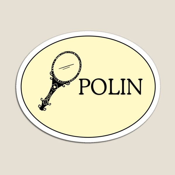 Aperçu de l'œuvre Polin - Miroir Colin et Penelope Jaune 2 créée et vendue par logicandcrazy.