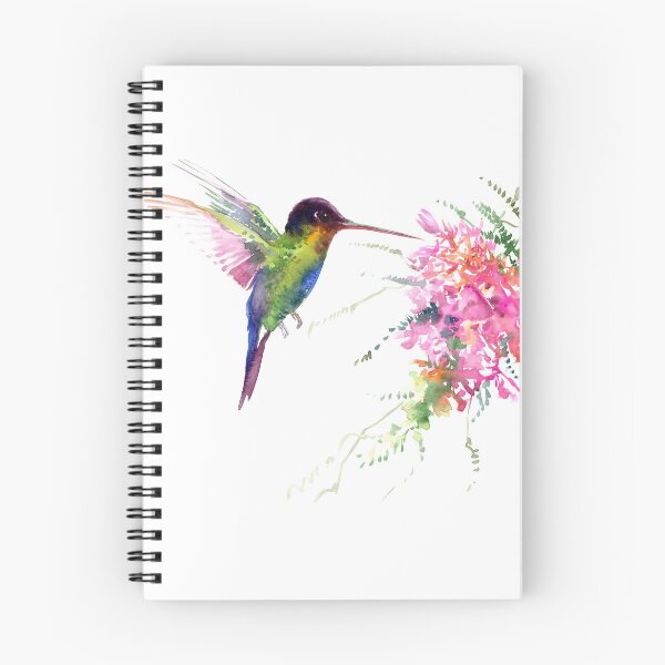 Item preview, Flying Hummingbird and Flower designed and sold by surenart.