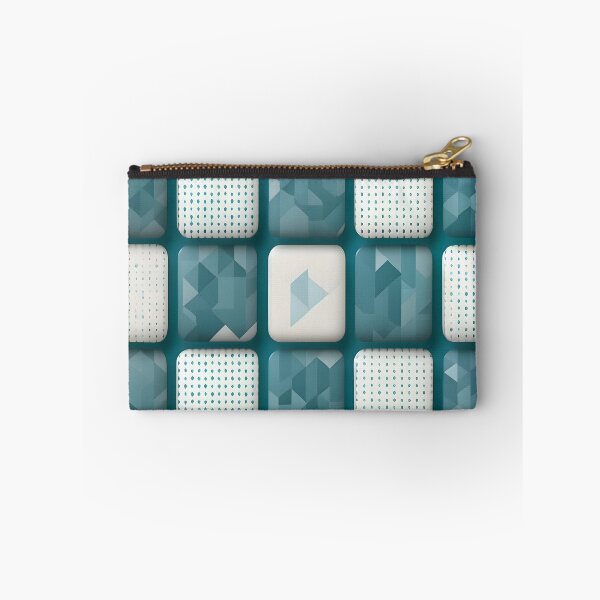 Item preview, Blue and White Tiled Abstraction designed and sold by MrKATORSKI.