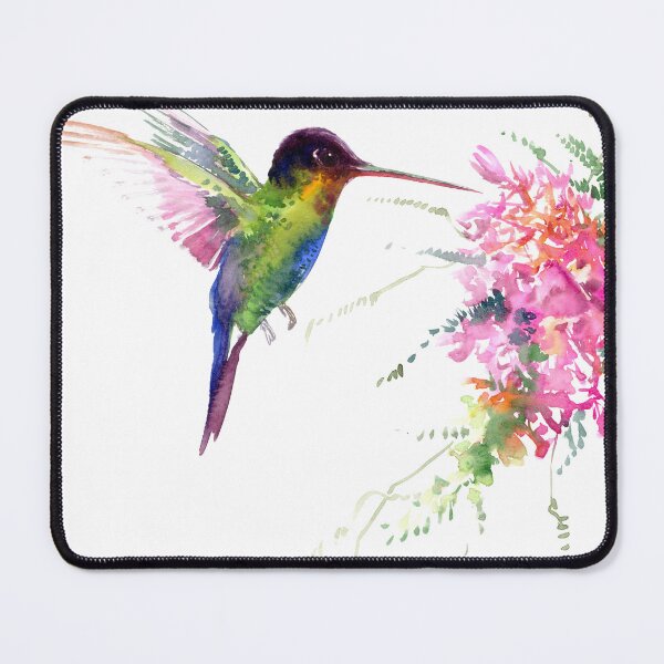 Item preview, Flying Hummingbird and Flower designed and sold by surenart.