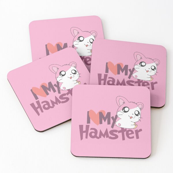 Item preview, "I love my hamster; just a girl who adores hamsters, hamster lover, pink hamster, guinea pig, pet, Syrian, Russian dwarf hamsters, in my heart as a hamster mom and dad." designed and sold by artworkathome.