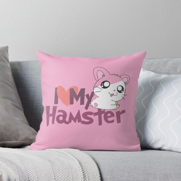 Item preview, "I love my hamster; just a girl who adores hamsters, hamster lover, pink hamster, guinea pig, pet, Syrian, Russian dwarf hamsters, in my heart as a hamster mom and dad." designed and sold by artworkathome.