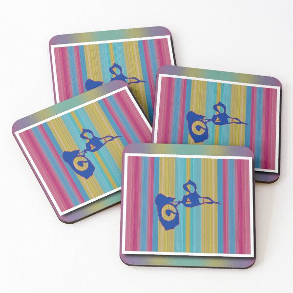 Item preview,  * ABSTRACT GEOMETRIC ART PLAID COLORS GWADA MAP LETTERS GUADELOUPE PATTERN* designed and sold by Ralek.