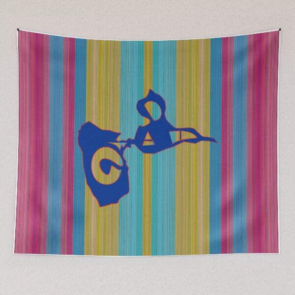 Item preview,  * ABSTRACT GEOMETRIC ART PLAID COLORS GWADA MAP LETTERS GUADELOUPE PATTERN* designed and sold by Ralek.
