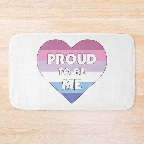 Item preview, Proud to Be Me LGBTQ+ Bigender Pride Flag Heart designed and sold by JoyfulJen.