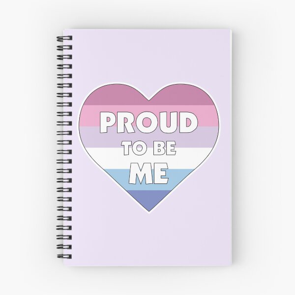 Item preview, Proud to Be Me LGBTQ+ Bigender Pride Flag Heart designed and sold by JoyfulJen.
