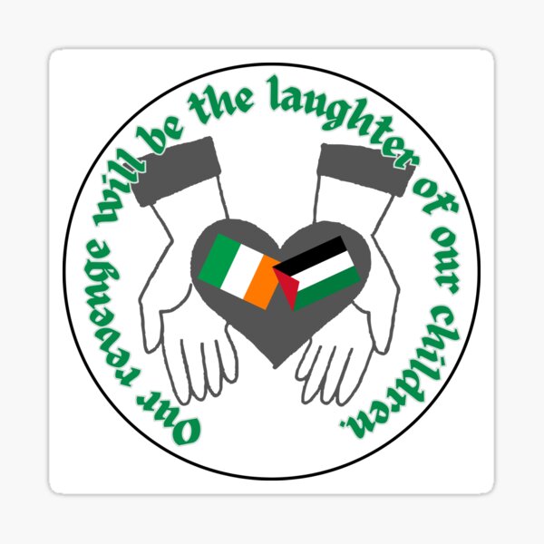 Item preview, Ireland Palestine Solidarity Bobby Sands quote designed and sold by makedifferently.