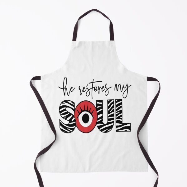 Item preview, He Restores My Soul Typography designed and sold by ChristCentered.