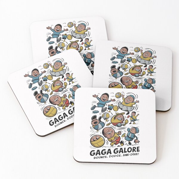 Item preview, GAGA GALORE BOUNCE, DODGE, and DIVE! Joyful Movement in Monochrome and Blue designed and sold by SplashTastic.
