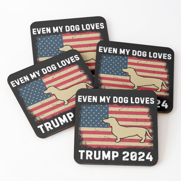 Item preview, Even My Dog Loves Trump 2024 designed and sold by Idontwannaknow.