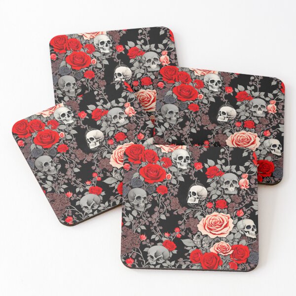 Item preview, Floral Skull Pattern designed and sold by AsreArt.