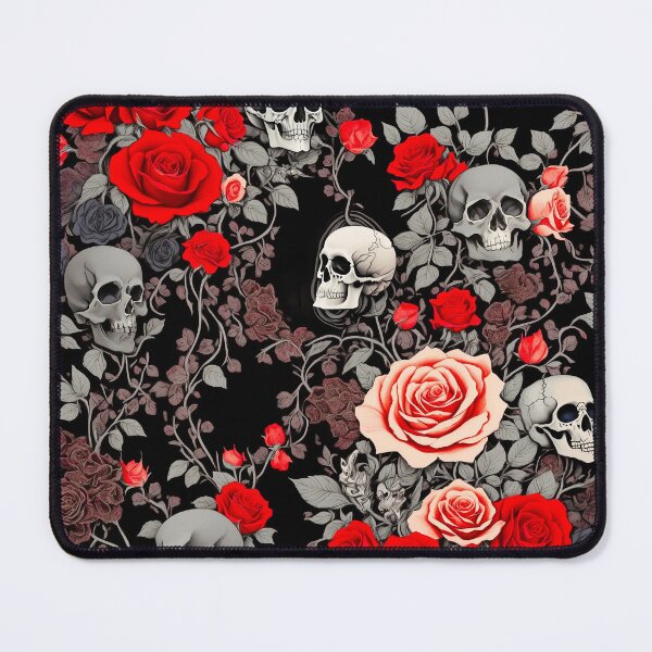 Item preview, Floral Skull Pattern designed and sold by AsreArt.