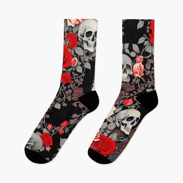 Item preview, Floral Skull Pattern designed and sold by AsreArt.