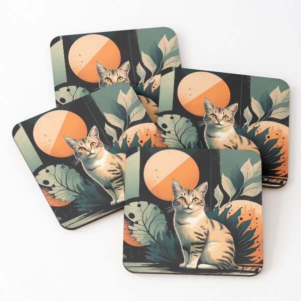 Item preview, Cat Art Illustration designed and sold by Nourch.