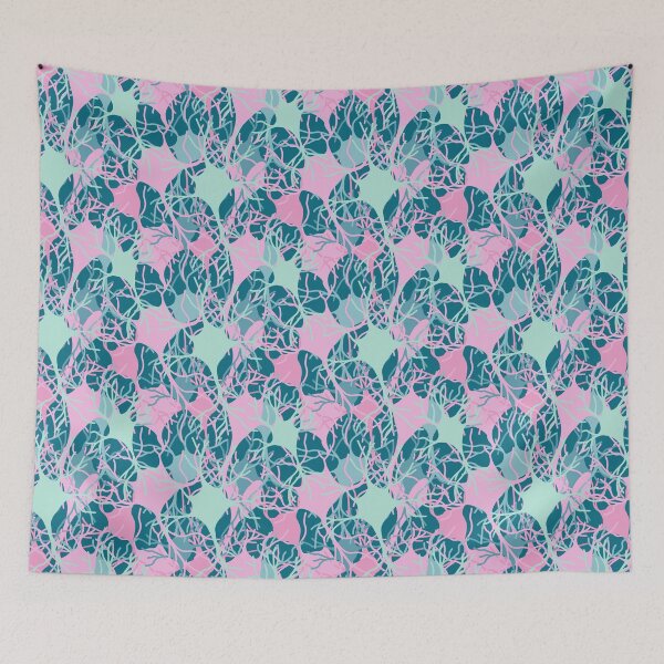 Item preview, Neural Network Neurons Teal & Pink Pattern designed and sold by BundaBear.