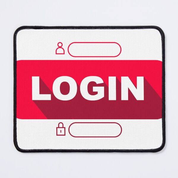 Item preview, login - red log in id password art designed and sold by SoniyaArt !.
