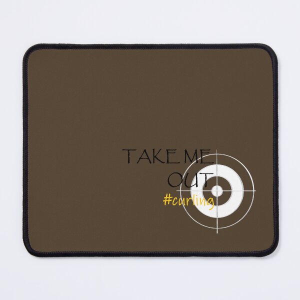 Item preview, Curling Pick-Up Line - Take Me Out - Brown designed and sold by 77designs.