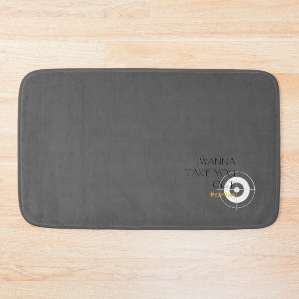 Item preview, Curling Pick-Up Line - I Wanna Take You Out - Grey designed and sold by 77designs.