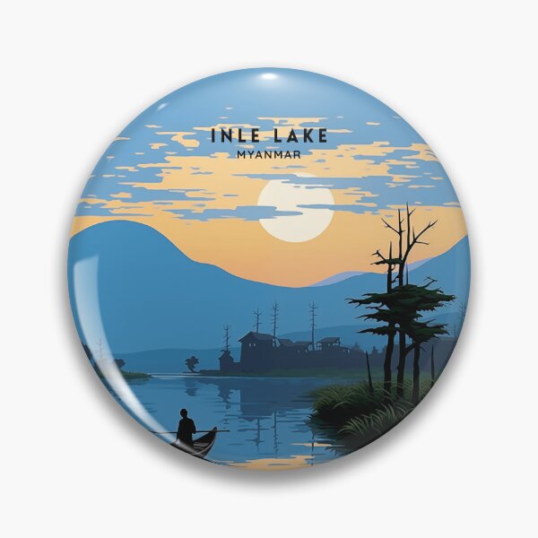 Item preview, Inle Lake, Myanmar: Serene Waters designed and sold by NeuralVibe.