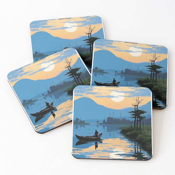 Item preview, Inle Lake, Myanmar: Serene Waters designed and sold by NeuralVibe.