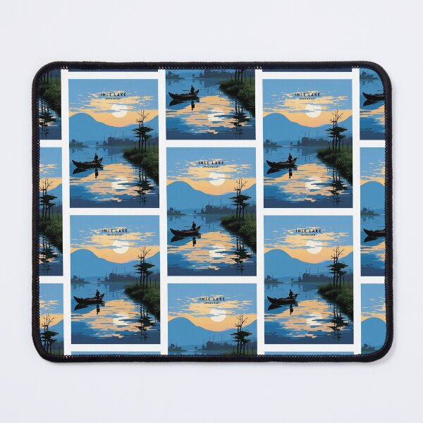Item preview, Inle Lake, Myanmar: Serene Waters designed and sold by NeuralVibe.