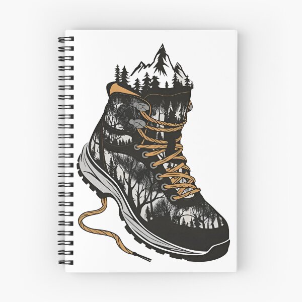 Item preview, flower hiking boot . hiking boot, hiking  designed and sold by venavar.