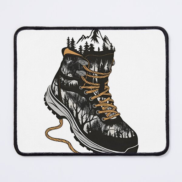 Item preview, flower hiking boot . hiking boot, hiking  designed and sold by venavar.