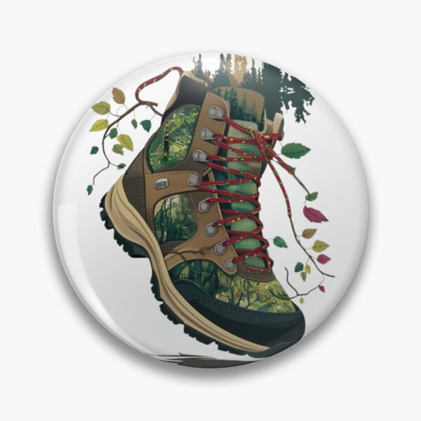 Item preview,  hiking boot, flower hiking boot designed and sold by venavar.
