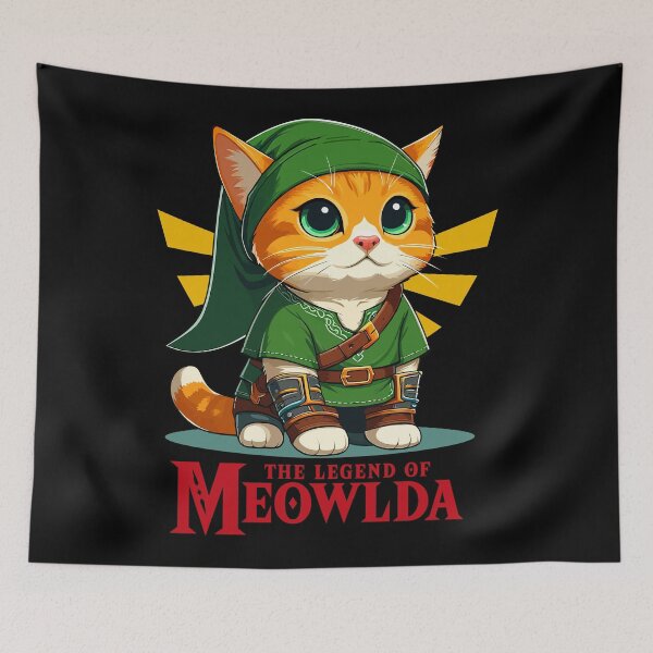 Item preview, The Legend of Meowlda designed and sold by Ikibrai.