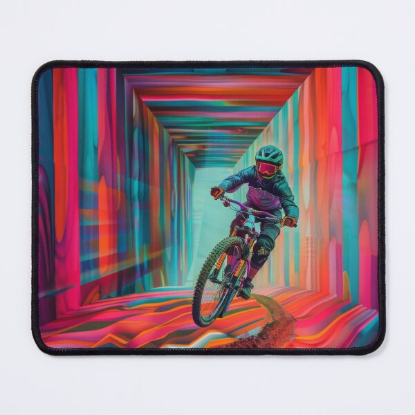 Item preview, mountain biker - MTB designed and sold by FlowersColorful.