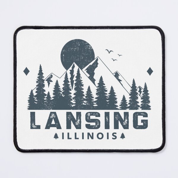Item preview, Lansing Illinois Mountain Souvenir designed and sold by Wild-Outside.