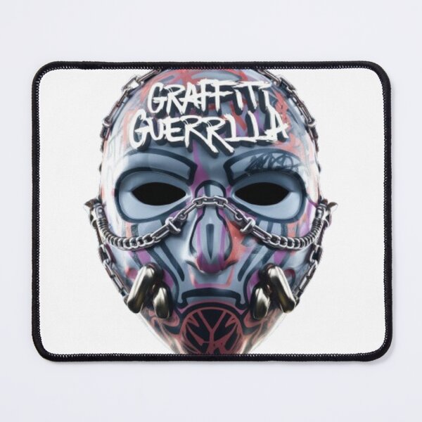 Item preview, Colorful mask "Graffiti Guerrilla" designed and sold by TeeDesignMaster.