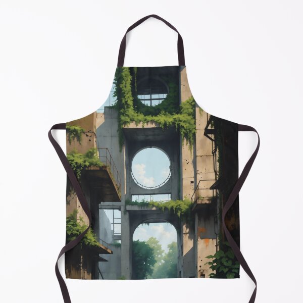 Item preview, Abandoned industrial architecture oil painting #0036 designed and sold by larabu.