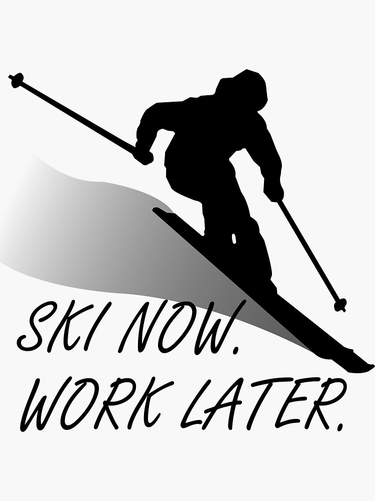 Ski you later - Skiing - Sticker