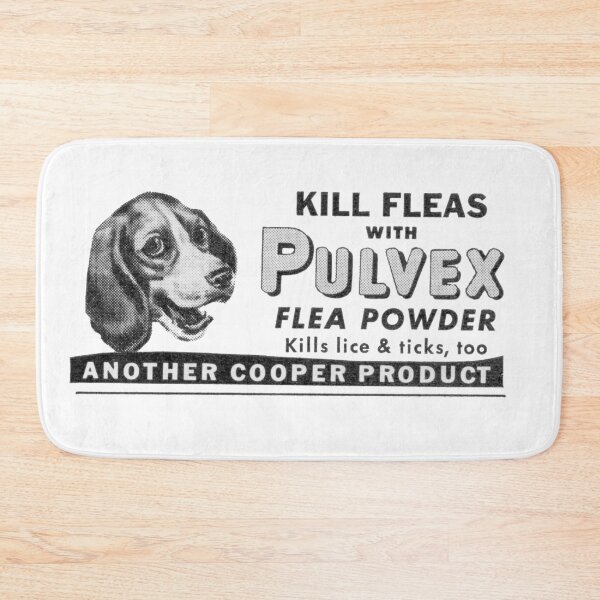 Item preview, Pulvex Will Fix The Family Dog! 1950s Flea Cure  designed and sold by taspaul.